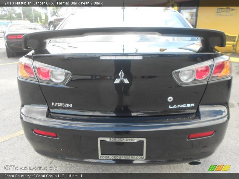 Tarmac Black Pearl / Black 2010 Mitsubishi Lancer GTS