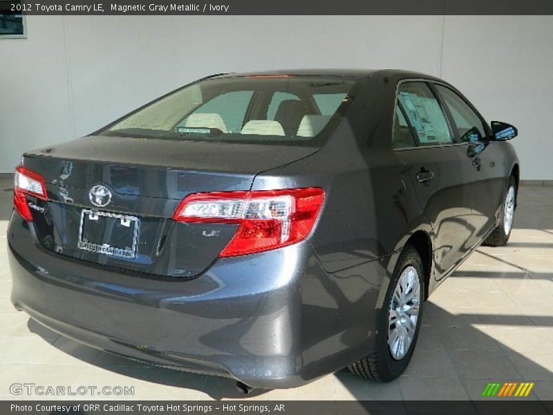 Magnetic Gray Metallic / Ivory 2012 Toyota Camry LE