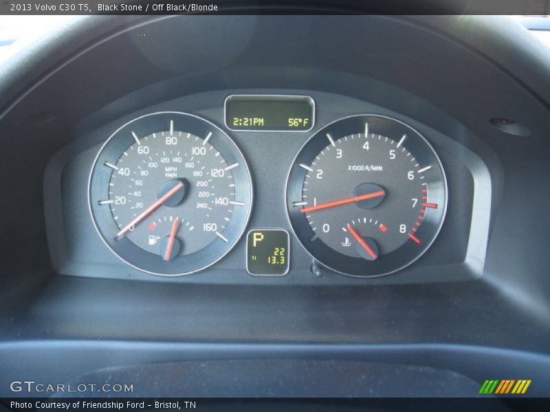 Black Stone / Off Black/Blonde 2013 Volvo C30 T5