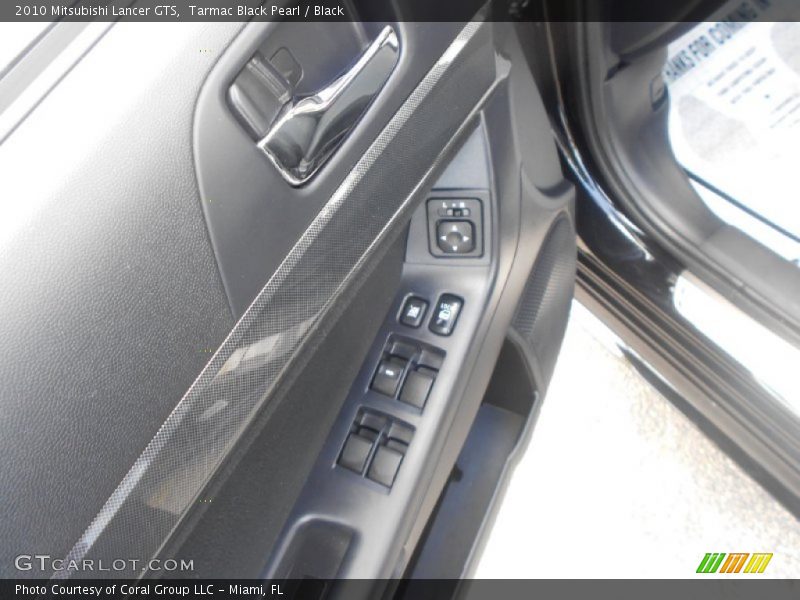 Tarmac Black Pearl / Black 2010 Mitsubishi Lancer GTS