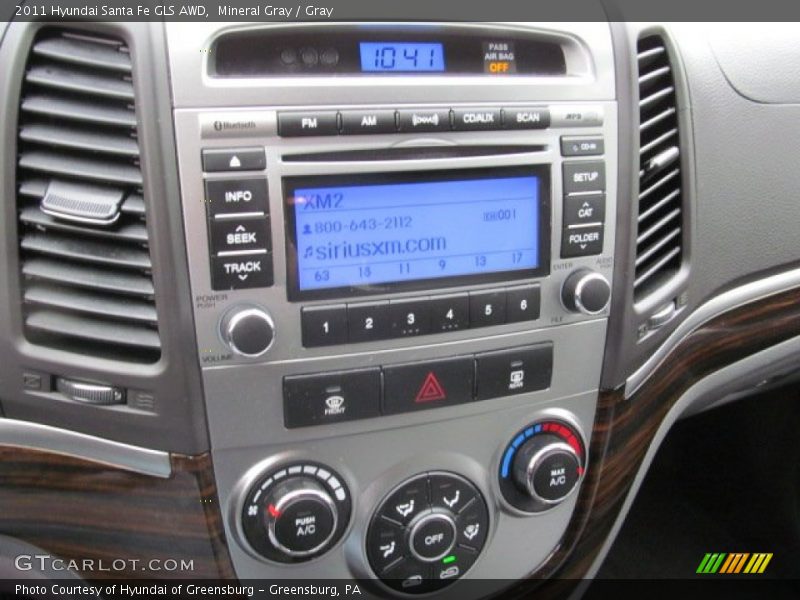 Mineral Gray / Gray 2011 Hyundai Santa Fe GLS AWD