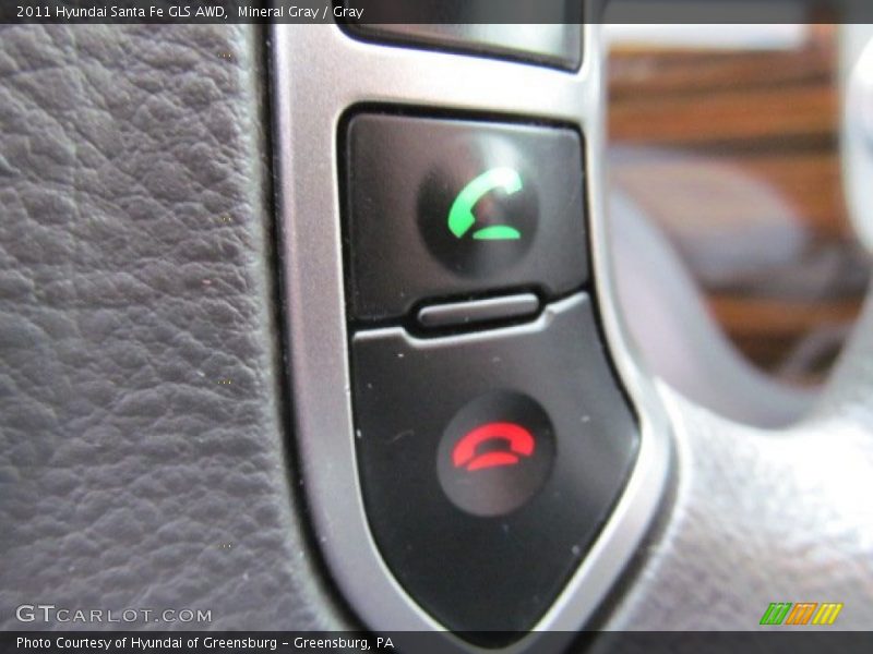 Mineral Gray / Gray 2011 Hyundai Santa Fe GLS AWD