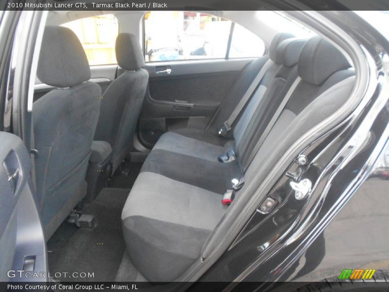 Tarmac Black Pearl / Black 2010 Mitsubishi Lancer GTS