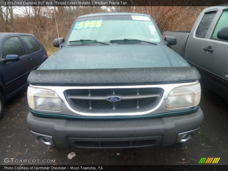 Tropic Green Metallic / Medium Prairie Tan 1999 Ford Explorer XLT 4x4