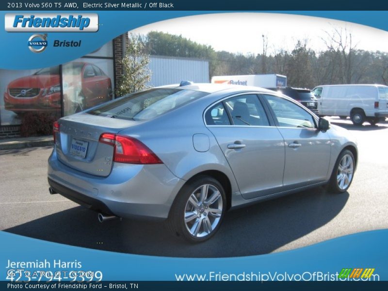 Electric Silver Metallic / Off Black 2013 Volvo S60 T5 AWD