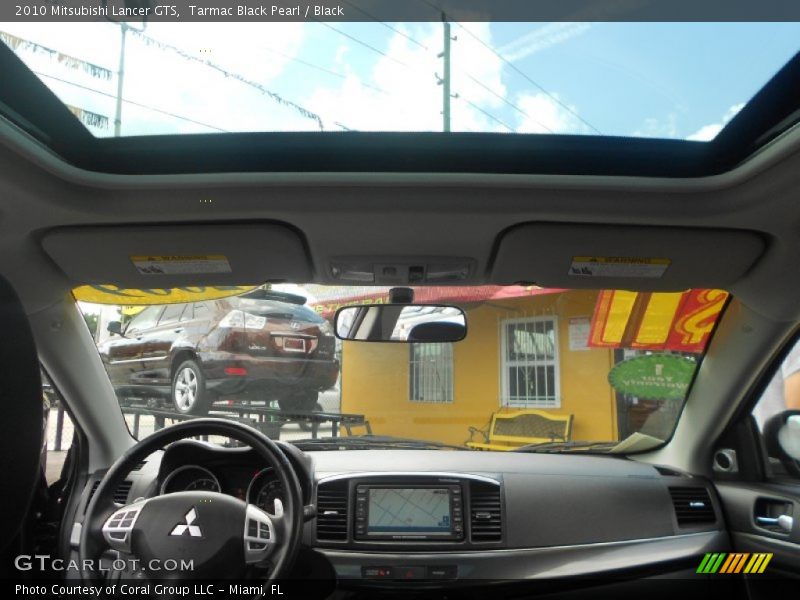 Tarmac Black Pearl / Black 2010 Mitsubishi Lancer GTS