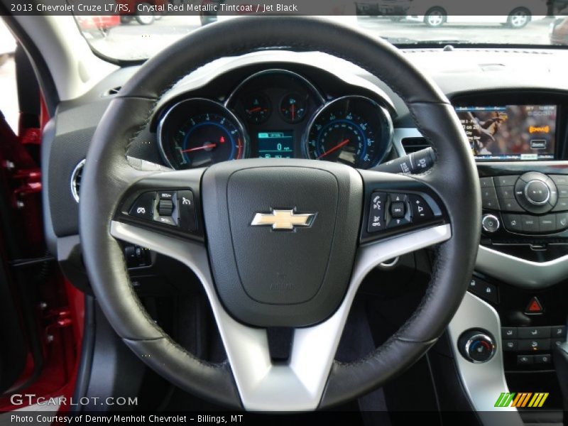 Crystal Red Metallic Tintcoat / Jet Black 2013 Chevrolet Cruze LT/RS