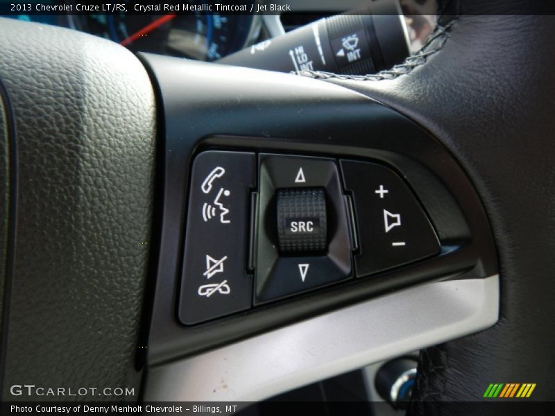 Crystal Red Metallic Tintcoat / Jet Black 2013 Chevrolet Cruze LT/RS