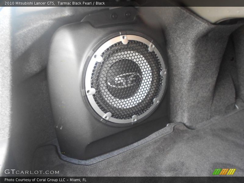 Tarmac Black Pearl / Black 2010 Mitsubishi Lancer GTS