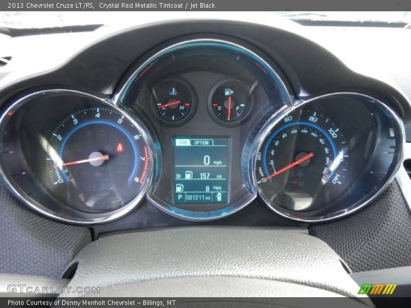 Crystal Red Metallic Tintcoat / Jet Black 2013 Chevrolet Cruze LT/RS