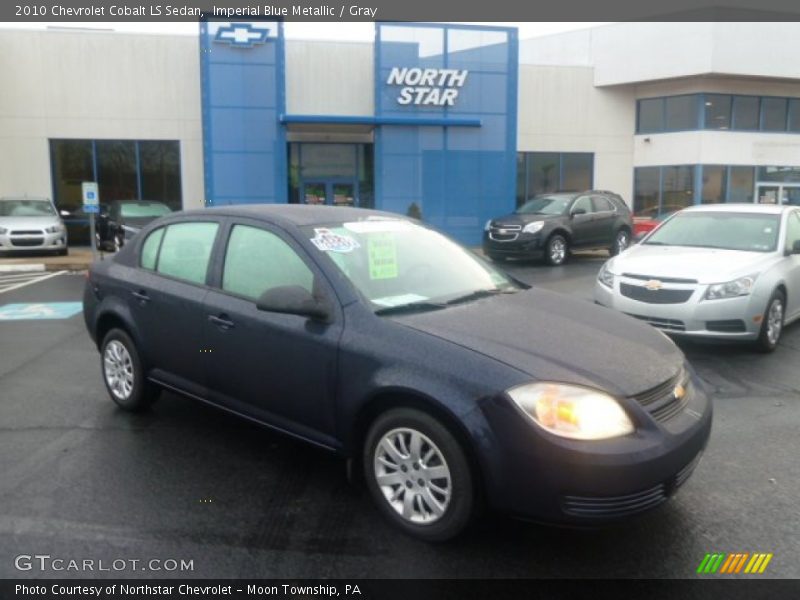 Imperial Blue Metallic / Gray 2010 Chevrolet Cobalt LS Sedan
