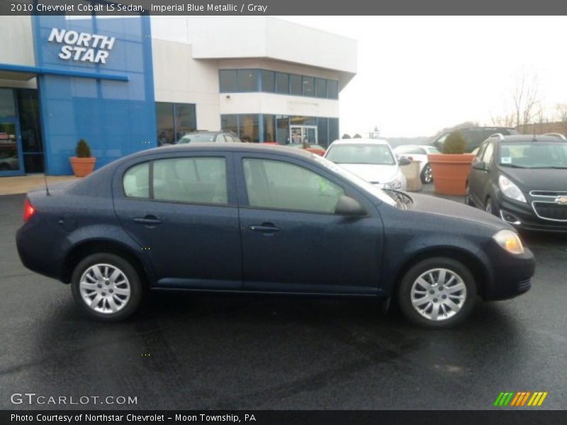 Imperial Blue Metallic / Gray 2010 Chevrolet Cobalt LS Sedan