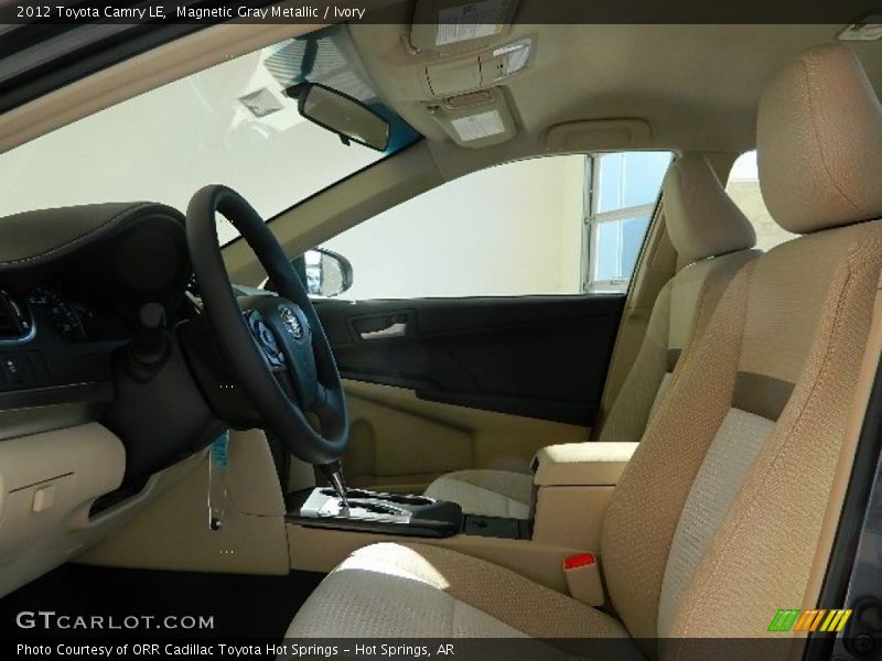 Magnetic Gray Metallic / Ivory 2012 Toyota Camry LE