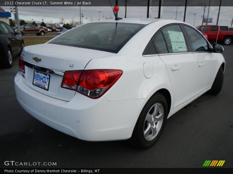 Summit White / Jet Black 2012 Chevrolet Cruze LT