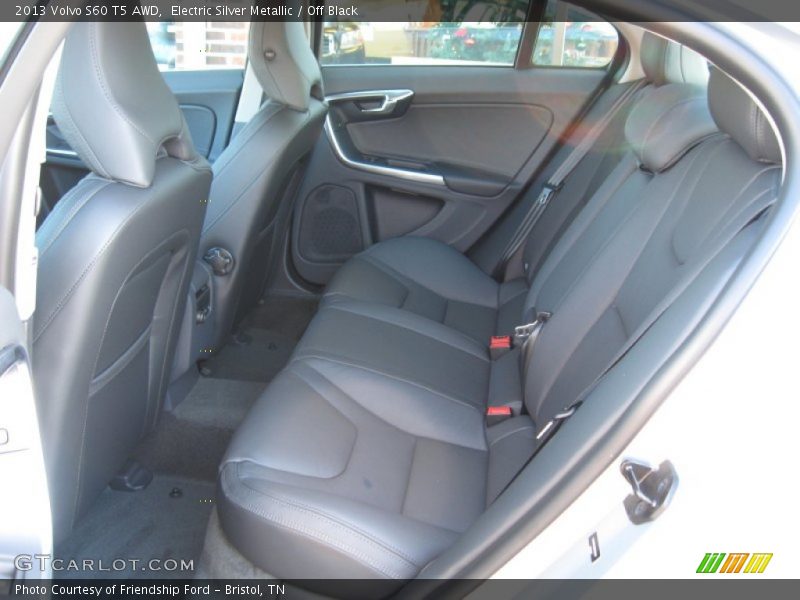 Rear Seat of 2013 S60 T5 AWD