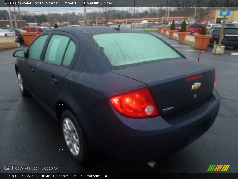 Imperial Blue Metallic / Gray 2010 Chevrolet Cobalt LS Sedan