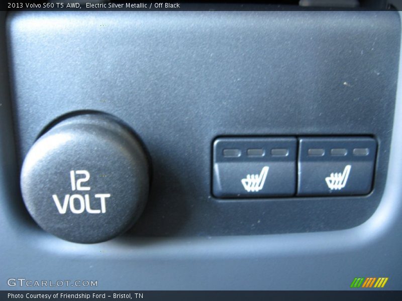 Electric Silver Metallic / Off Black 2013 Volvo S60 T5 AWD