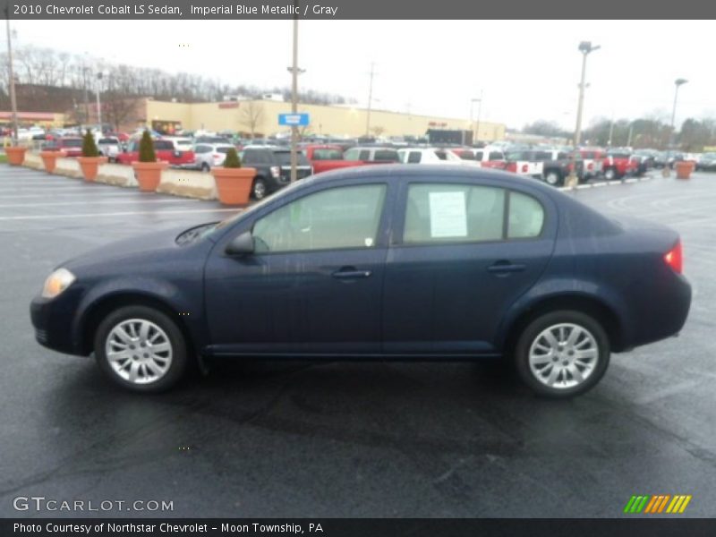 Imperial Blue Metallic / Gray 2010 Chevrolet Cobalt LS Sedan