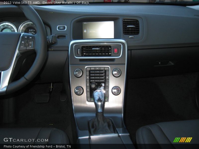 Electric Silver Metallic / Off Black 2013 Volvo S60 T5 AWD