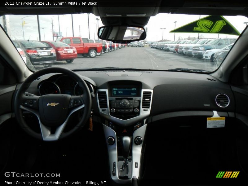 Summit White / Jet Black 2012 Chevrolet Cruze LT