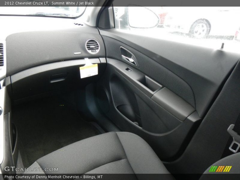 Summit White / Jet Black 2012 Chevrolet Cruze LT