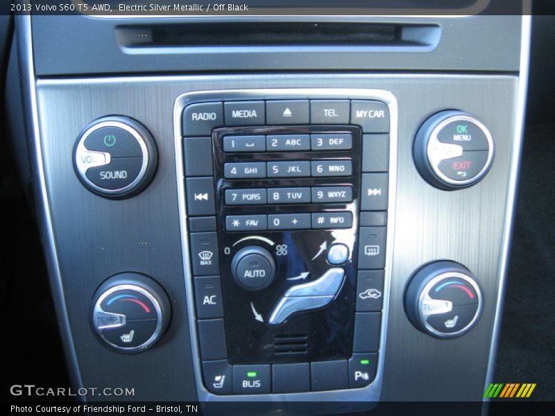 Controls of 2013 S60 T5 AWD