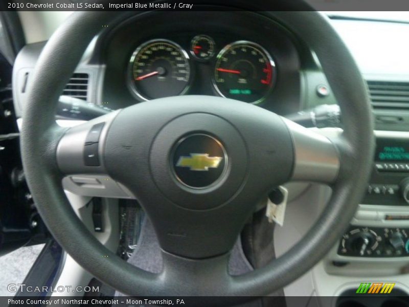 Imperial Blue Metallic / Gray 2010 Chevrolet Cobalt LS Sedan