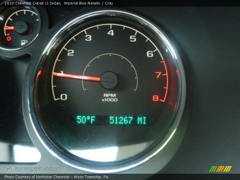 Imperial Blue Metallic / Gray 2010 Chevrolet Cobalt LS Sedan