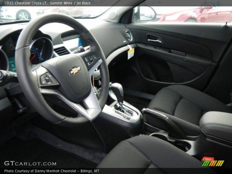 Summit White / Jet Black 2012 Chevrolet Cruze LT
