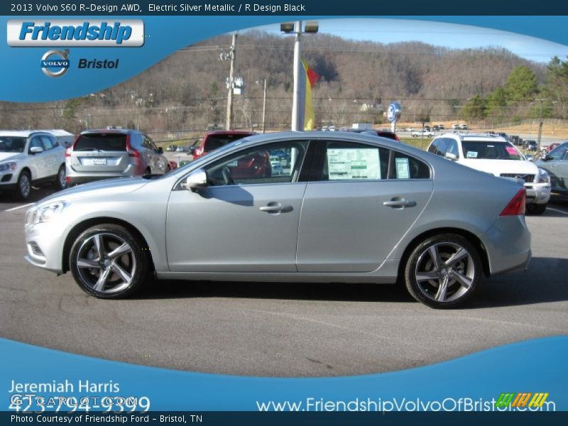 Electric Silver Metallic / R Design Black 2013 Volvo S60 R-Design AWD