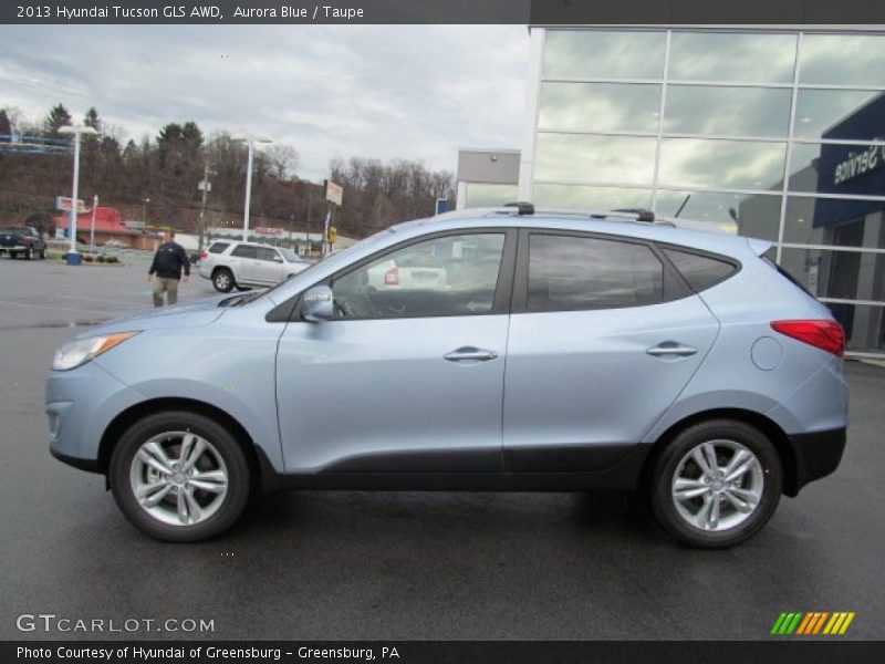  2013 Tucson GLS AWD Aurora Blue
