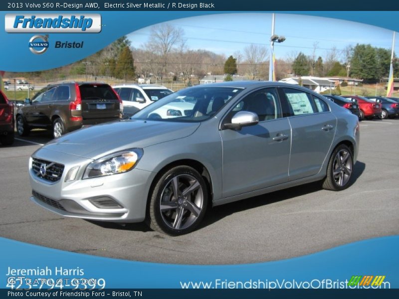 Electric Silver Metallic / R Design Black 2013 Volvo S60 R-Design AWD
