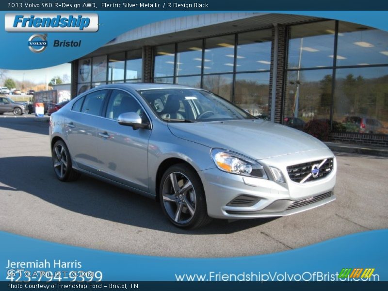 Electric Silver Metallic / R Design Black 2013 Volvo S60 R-Design AWD