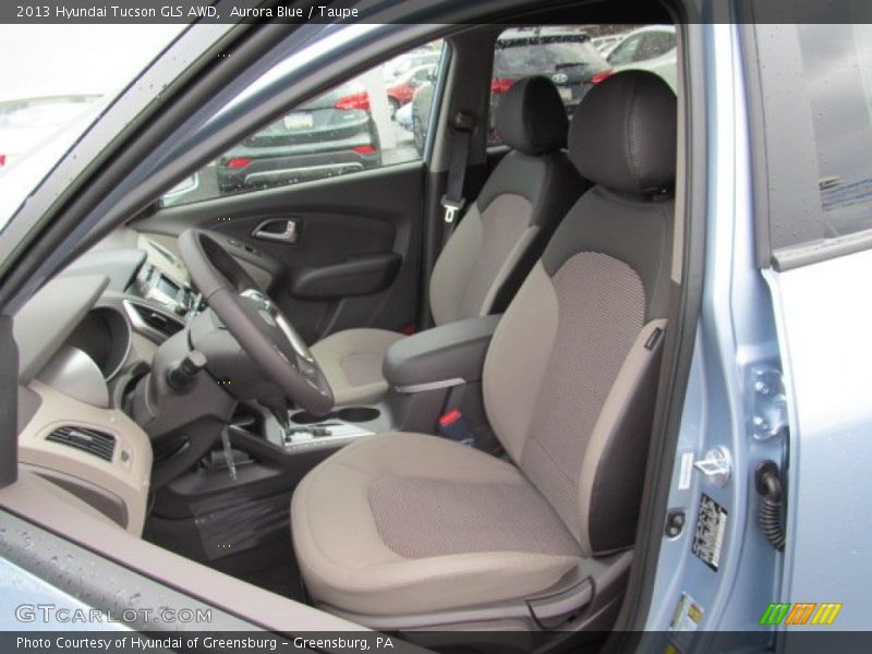 Front Seat of 2013 Tucson GLS AWD