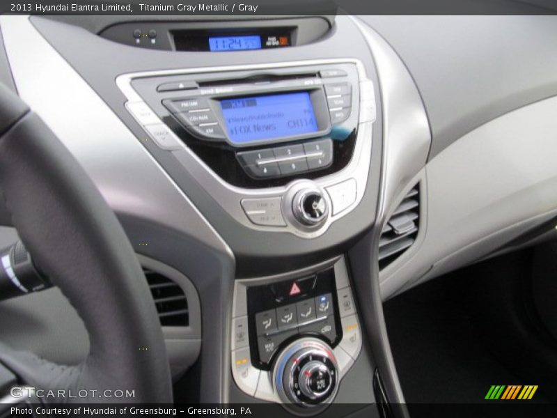 Titanium Gray Metallic / Gray 2013 Hyundai Elantra Limited
