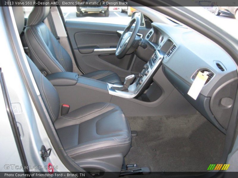 Electric Silver Metallic / R Design Black 2013 Volvo S60 R-Design AWD
