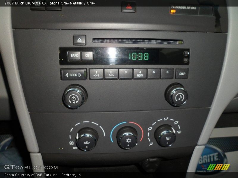 Controls of 2007 LaCrosse CX