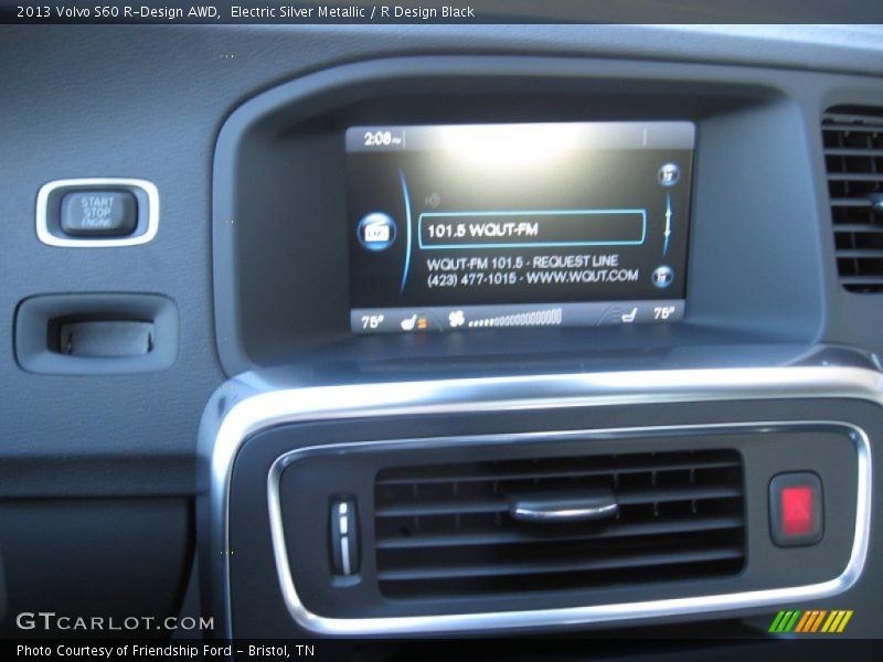 Electric Silver Metallic / R Design Black 2013 Volvo S60 R-Design AWD