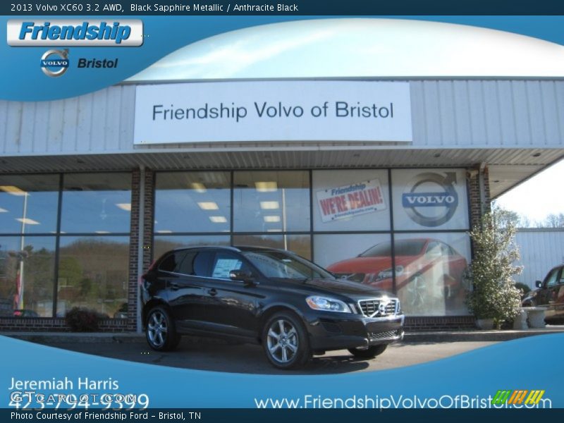 Black Sapphire Metallic / Anthracite Black 2013 Volvo XC60 3.2 AWD