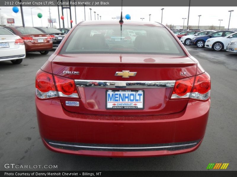 Crystal Red Metallic / Jet Black 2012 Chevrolet Cruze LT/RS