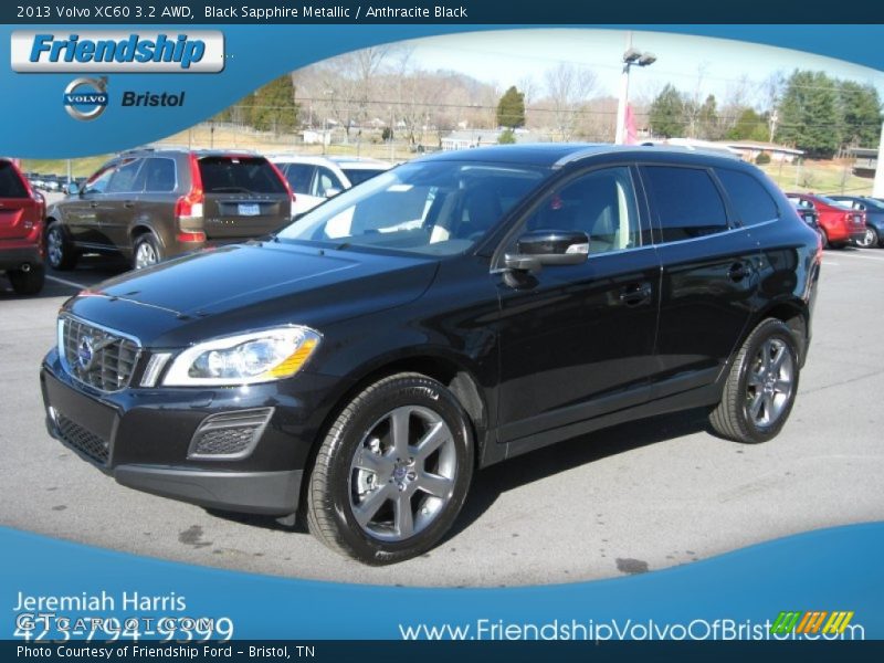 Black Sapphire Metallic / Anthracite Black 2013 Volvo XC60 3.2 AWD