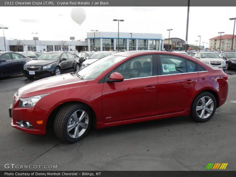 Crystal Red Metallic / Jet Black 2012 Chevrolet Cruze LT/RS