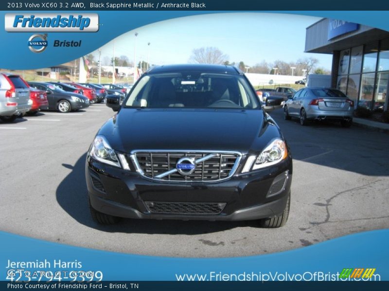 Black Sapphire Metallic / Anthracite Black 2013 Volvo XC60 3.2 AWD