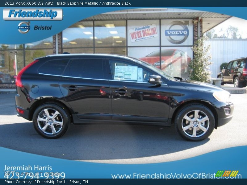 Black Sapphire Metallic / Anthracite Black 2013 Volvo XC60 3.2 AWD