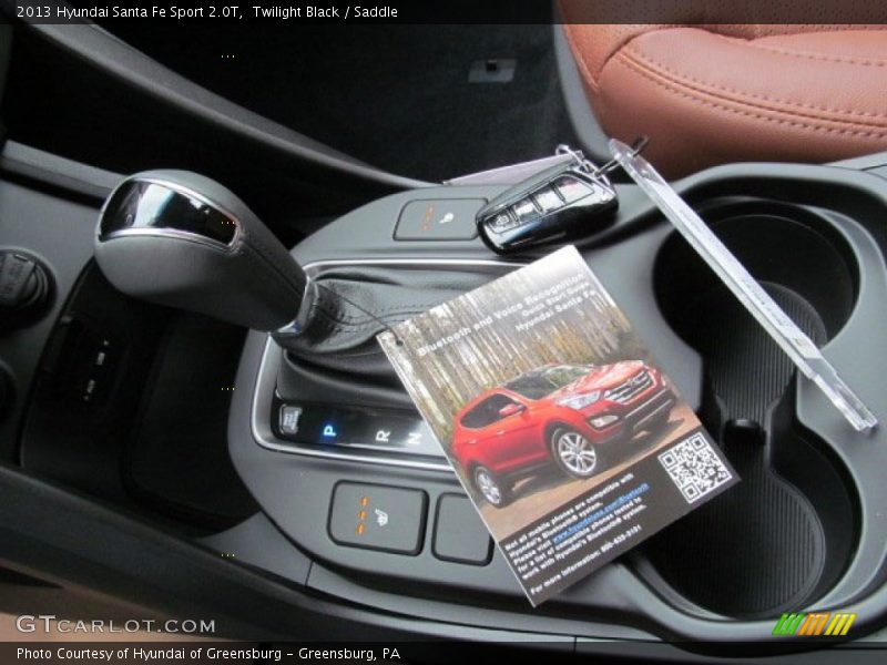 Twilight Black / Saddle 2013 Hyundai Santa Fe Sport 2.0T