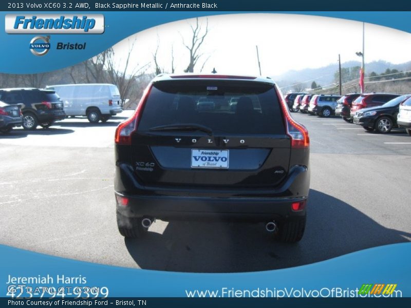 Black Sapphire Metallic / Anthracite Black 2013 Volvo XC60 3.2 AWD