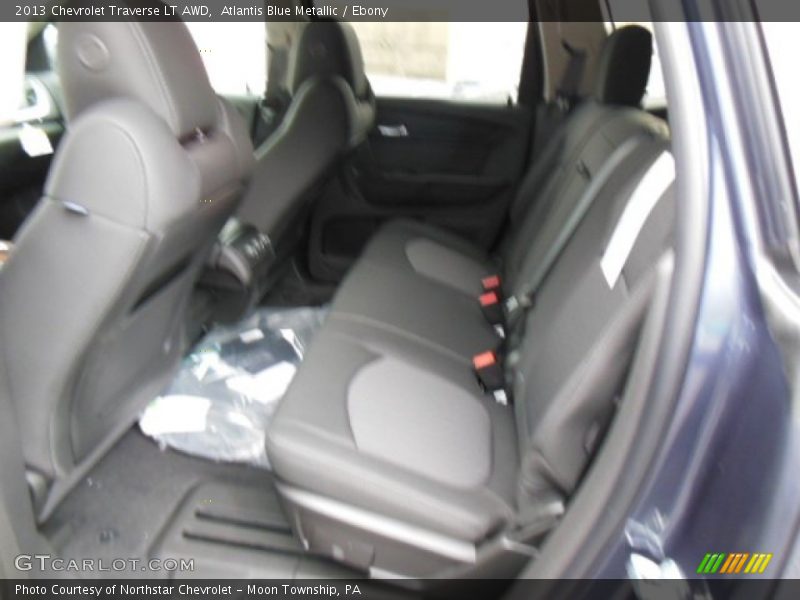 Atlantis Blue Metallic / Ebony 2013 Chevrolet Traverse LT AWD