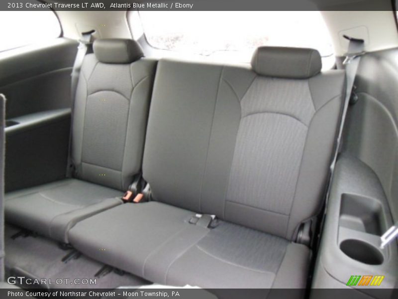 Atlantis Blue Metallic / Ebony 2013 Chevrolet Traverse LT AWD