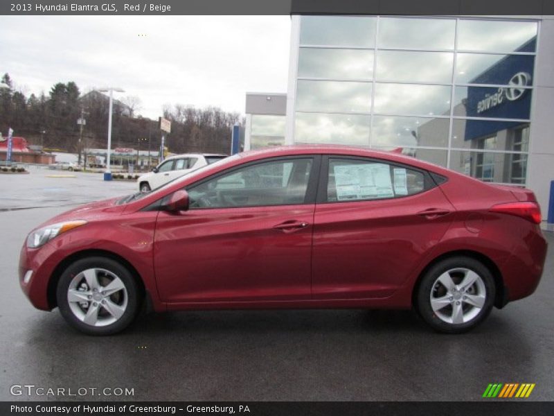  2013 Elantra GLS Red