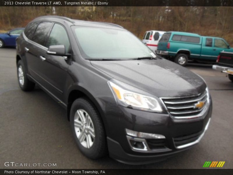 Tungsten Metallic / Ebony 2013 Chevrolet Traverse LT AWD